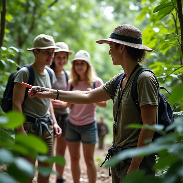 Expert Guide Leading Reptile Tour